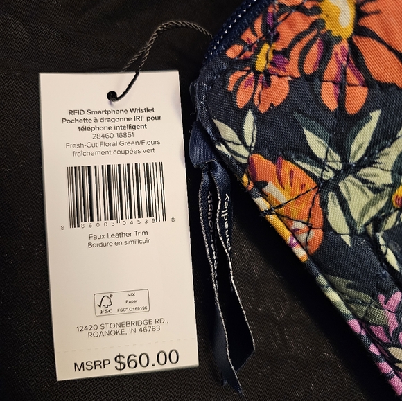 Vera Bradley smartphone wristlet, nwt - Picture 2 of 3